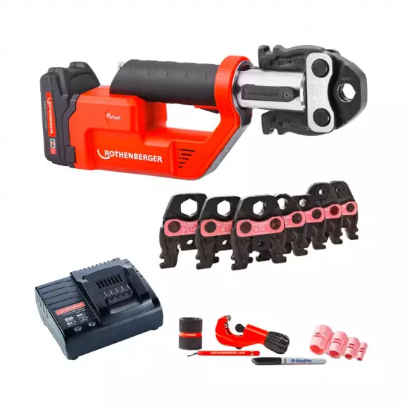 akumulatorna-radialna-presa-rothenberger-romax-compact-tt-14-118-212443-448x448 Акумулаторна радиална преса ROTHENBERGER ROMAX Compact TT 1/4"-1.1/8" - Image 1