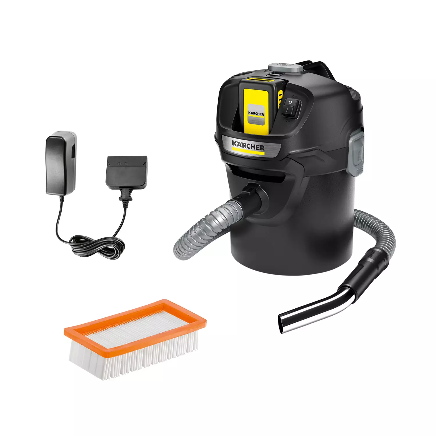 akumulatorna-prahosmukachka-za-pepel-karcher-ad-2-battery-set-248198 Акумулаторна прахосмукачка за пепел KARCHER AD 2 Battery Set - Image 1