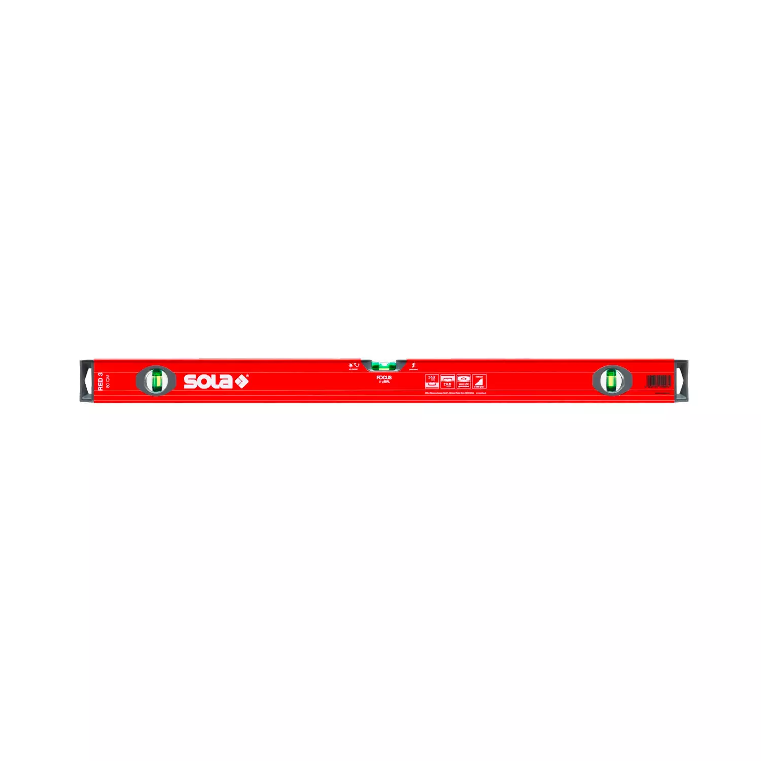 aluminiev-nivelir-sola-red-3-x-60cm-41681 Алуминиев нивелир SOLA RED 3 60cm - Image 1