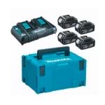 Комплект батерии и зарядно устройство MAKITA BL1850x4 + DC18RD