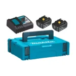 Комплект батерии и зарядно устройство MAKITA BL1860Bx2 + DC18RC с куфар - Image 2