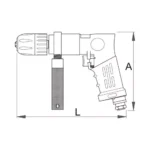 Бормашина пневматична UNIOR 1515H - Image 2
