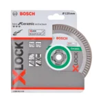Диск диамантен BOSCH X-LOCK Ceramic Extraclean Turbo 125х1.4x22.23мм - Image 2