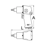 Гайковерт пневматичен UNIOR 1571 3/4" - Image 2
