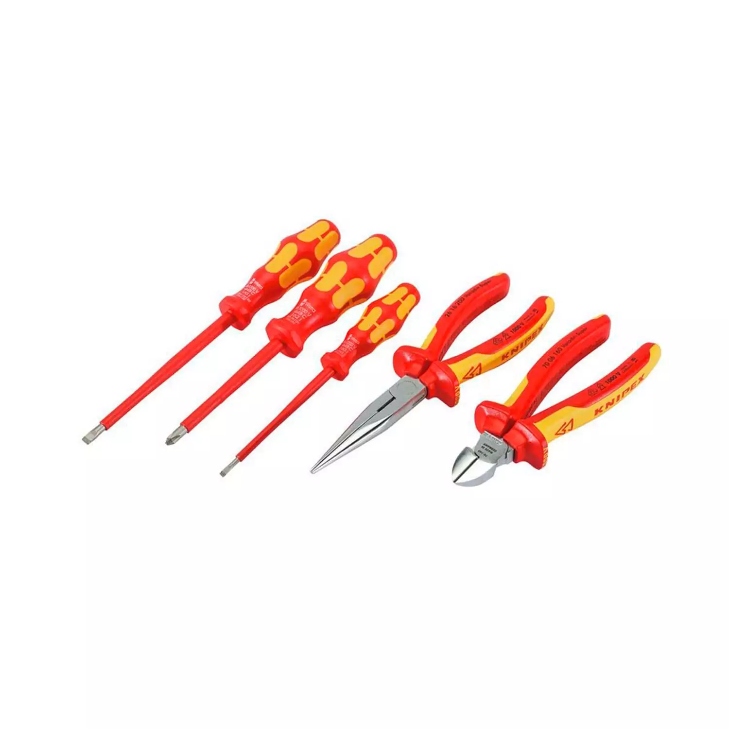 kleshti-i-otverki-komplekt-knipex-5chasti-148544 Клещи и отвертки комплект KNIPEX 5части - Image 1