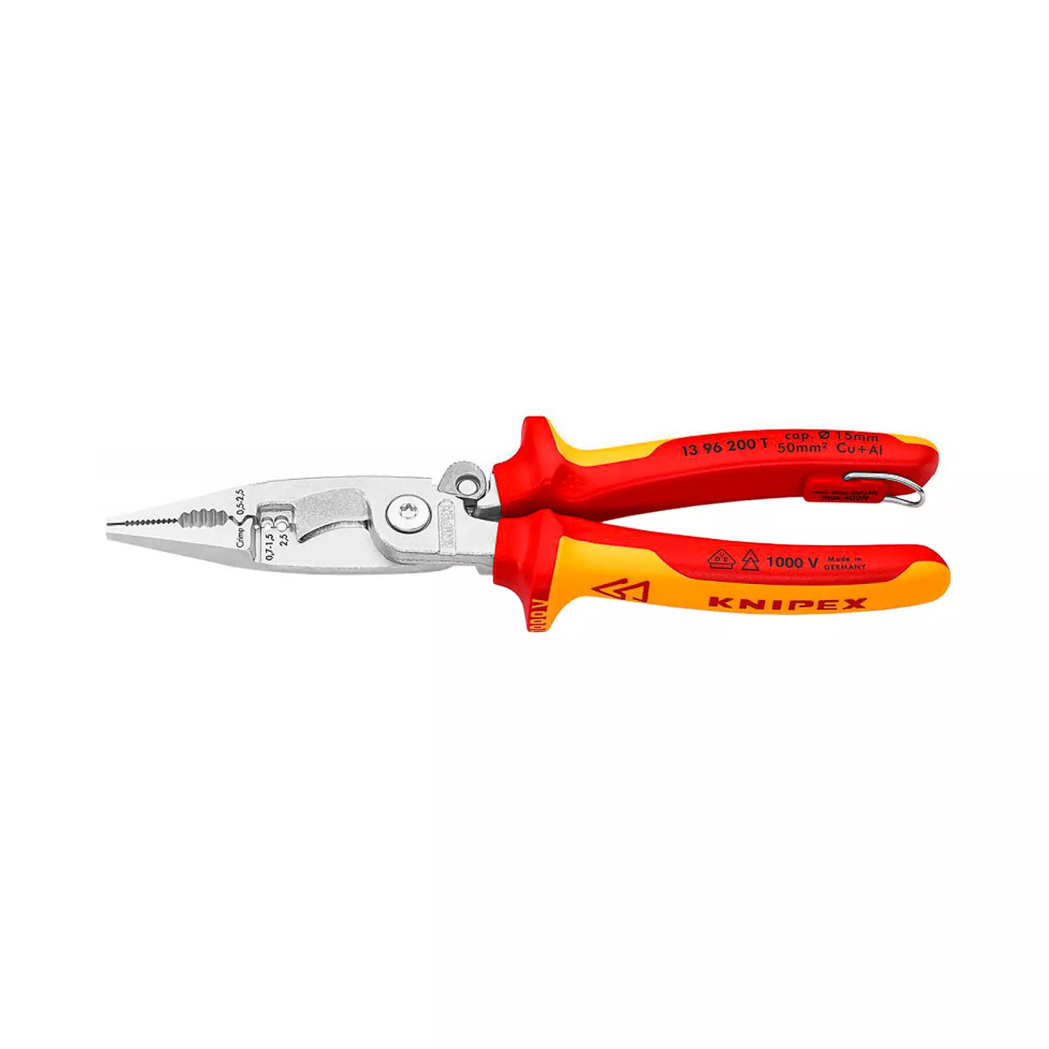 kleshti-kombinirani-knipex-200mm-148762 Клещи комбинирани KNIPEX 200мм 1000V. - Image 1