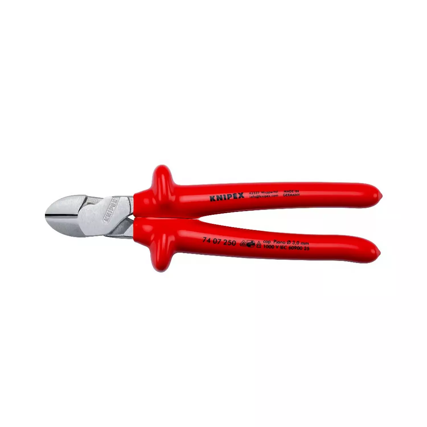 kleshti-rezachki-knipex-f30-46250mm-200424 Клещи резачки KNIPEX ф3.0-4.6/250мм - Image 1