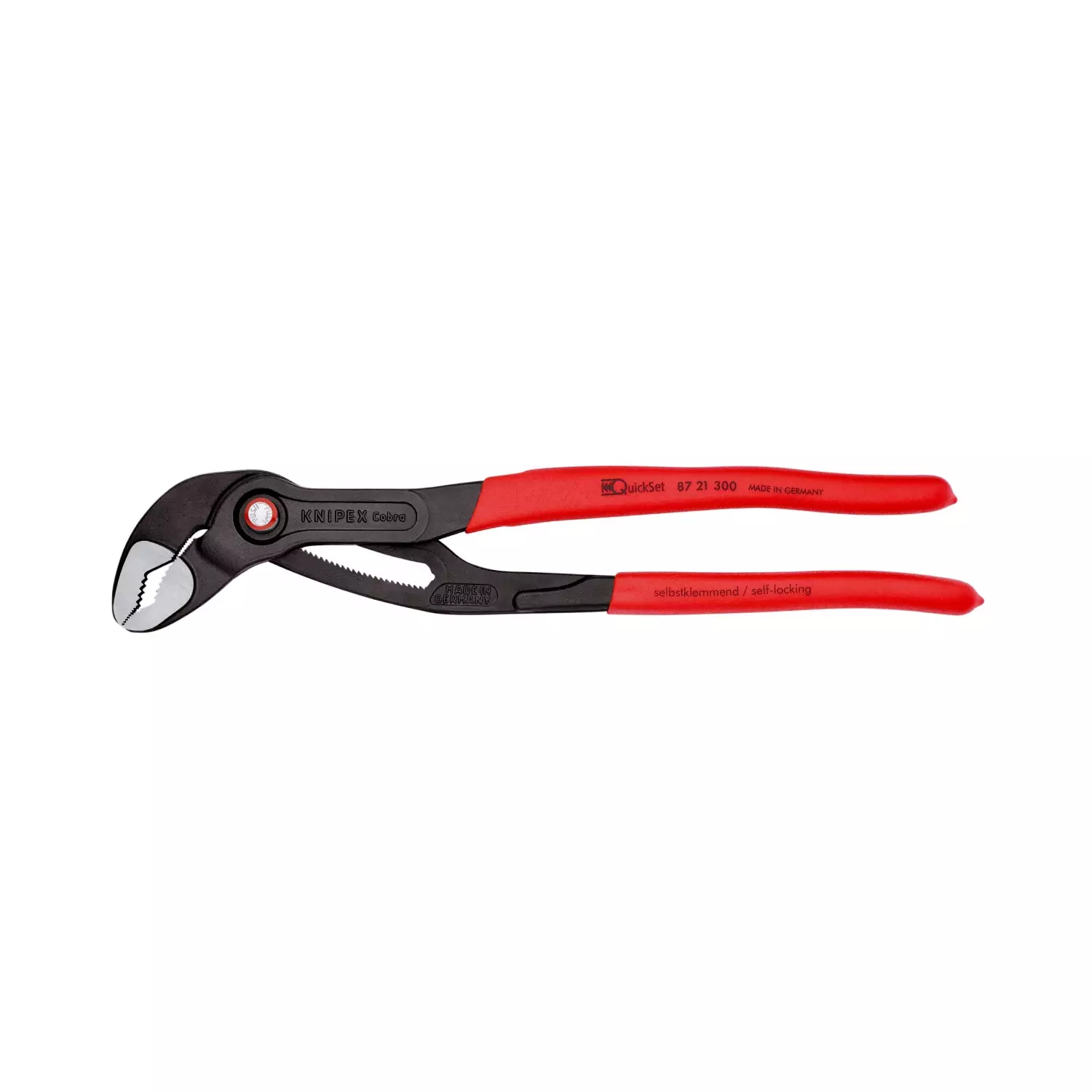 kleshti-vodoprovodni-knipex-cobra-quickset-2-34-300mm-243476 Клещи водопроводни KNIPEX Cobra Quickset 2 3/4" 300мм - Image 1