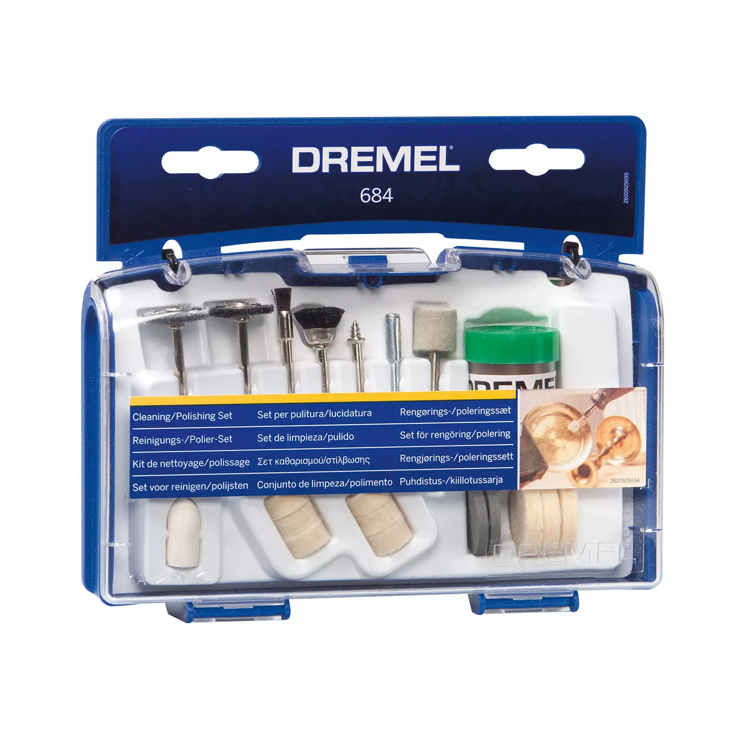 komplekt-za-pochistvane-i-polirane-dremel-684-157494 Комплект шлайфгрифери DREMEL 684 20части - Image 1
