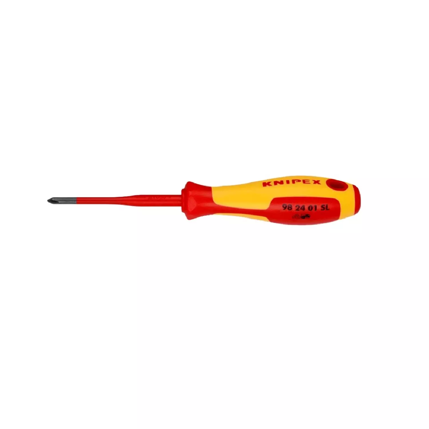 otvertka-krystata-knipex-slim-ph1-18780mm-250207 Отверткa кръстата KNIPEX Slim PH1 187/80мм - Image 1