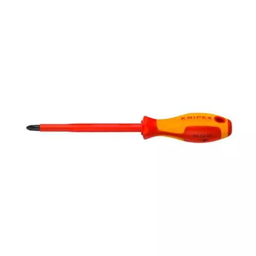otvertka-zahvat-ph0-knipex-16260mm-87567 Отверткa кръстата KNIPEX PH0 162/60мм - Image 1