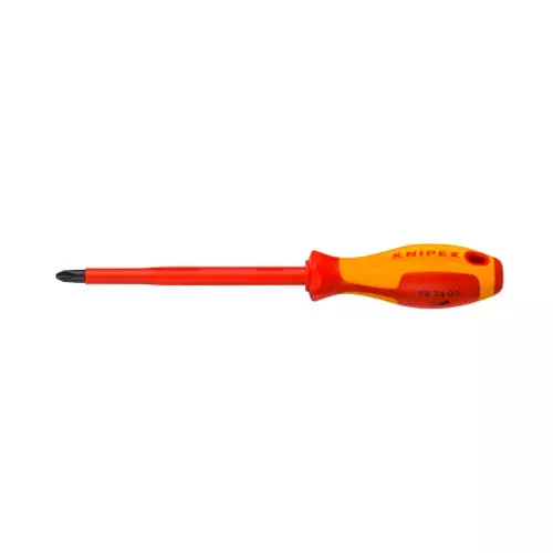 otvertka-zahvat-ph1-knipex-18780mm-87834 Отверткa кръстата KNIPEX PH1 187/80мм - Image 1
