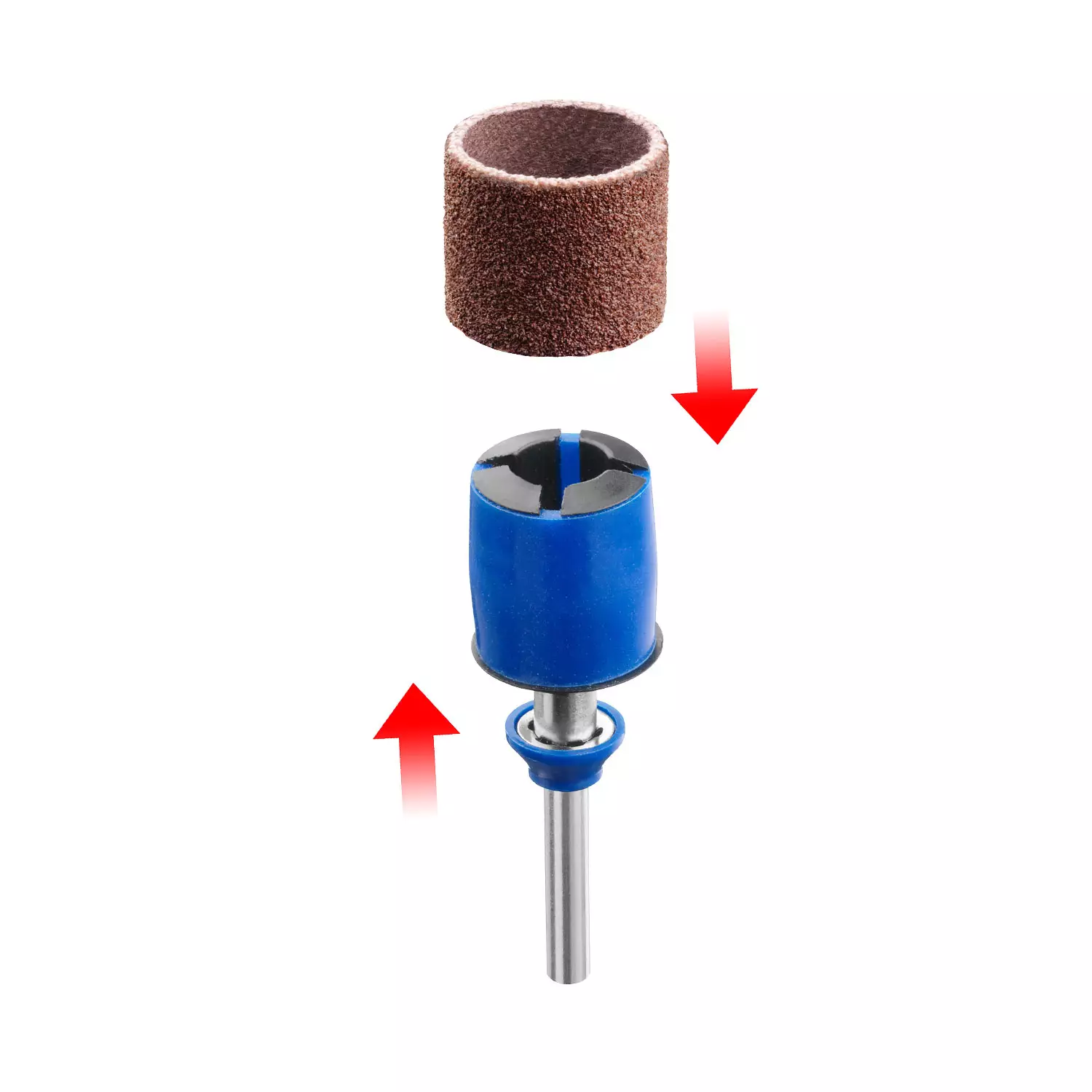 shkurka-za-prav-shlaif-komplekt-s-nakrainik-dremel-sc407-13mm-zyrnenost60120-3bro-157779 Шкурка за прав шлайф комплект с накрайник DREMEL SC407 13мм P60/120 3броя - Image 1