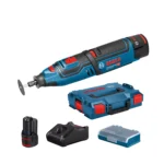 Шлайф прав акумулаторен BOSCH GRO 12V-35 Set