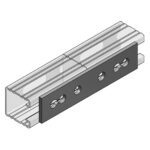 Плосък конектор 40/5 с 4 отвора