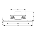 Плъзгач GL-200 +lug 2x3/4" - Image 3