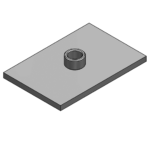 Плъзгаща плоча 150x100x8 1xM16