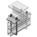 U-болт за захващане към метална греда M12 45/90